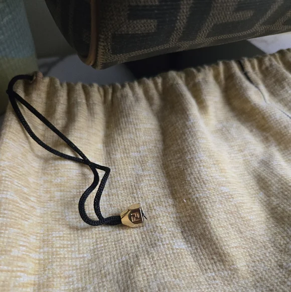 Vintage Fendi Zucca Brown Monogram Canvas Top Handle Boston Bag - Picture 4 of 16